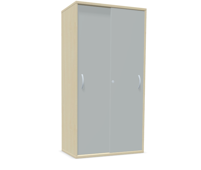 Schulschrank mit Schiebetüren