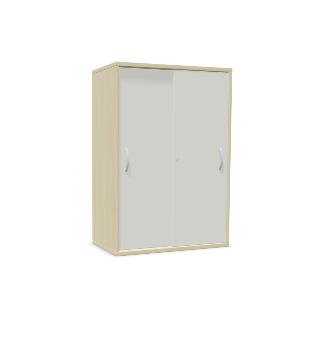 Schulschrank mit Schiebetüren