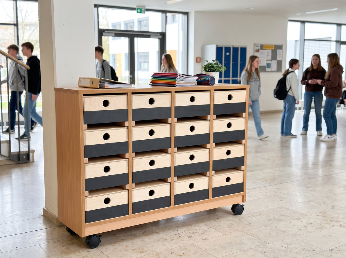 Regal "Belebo" A3 oder A4 mit Eigentumsboxen