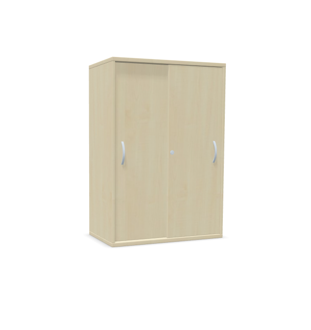 Schulschrank mit Schiebetüren