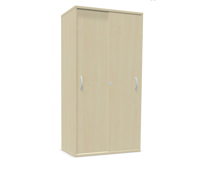 Schulschrank mit Schiebetüren
