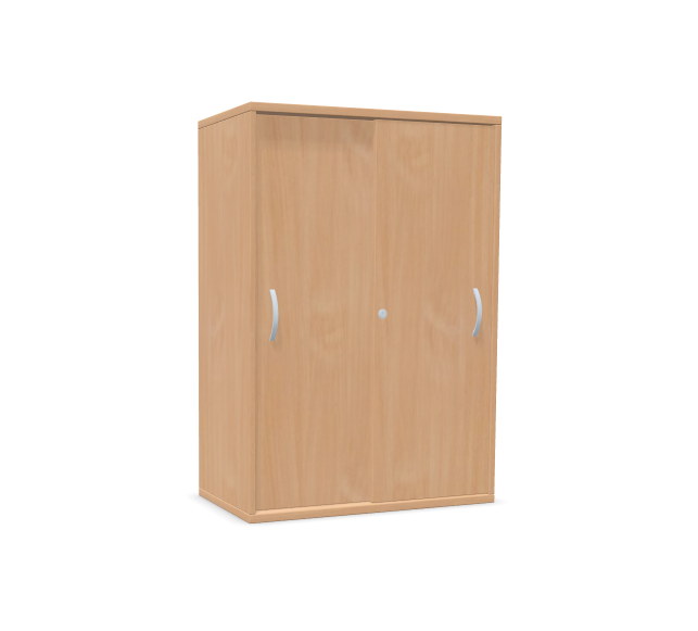 Schulschrank mit Schiebetüren