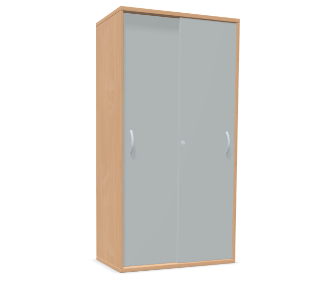 Schulschrank mit Schiebetüren