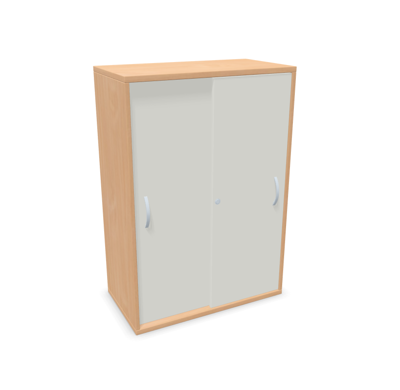 Schulschrank mit Schiebetüren