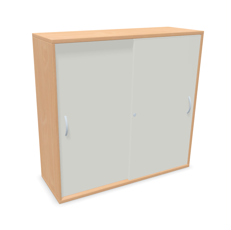 Schulschrank mit Schiebetüren