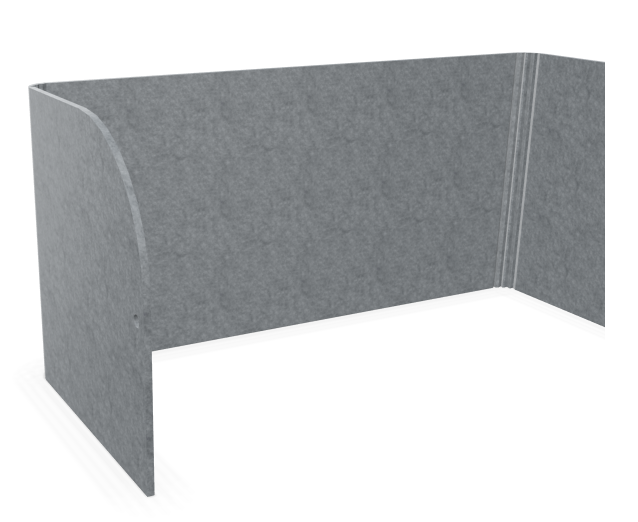 Tischtrennwand "Filz"