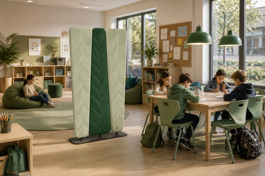 Drehbare Trennwand "Blatt"